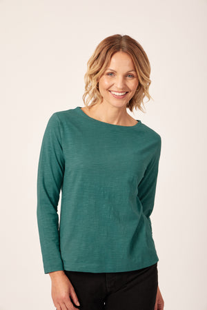 Louise - Jersey Top - Green