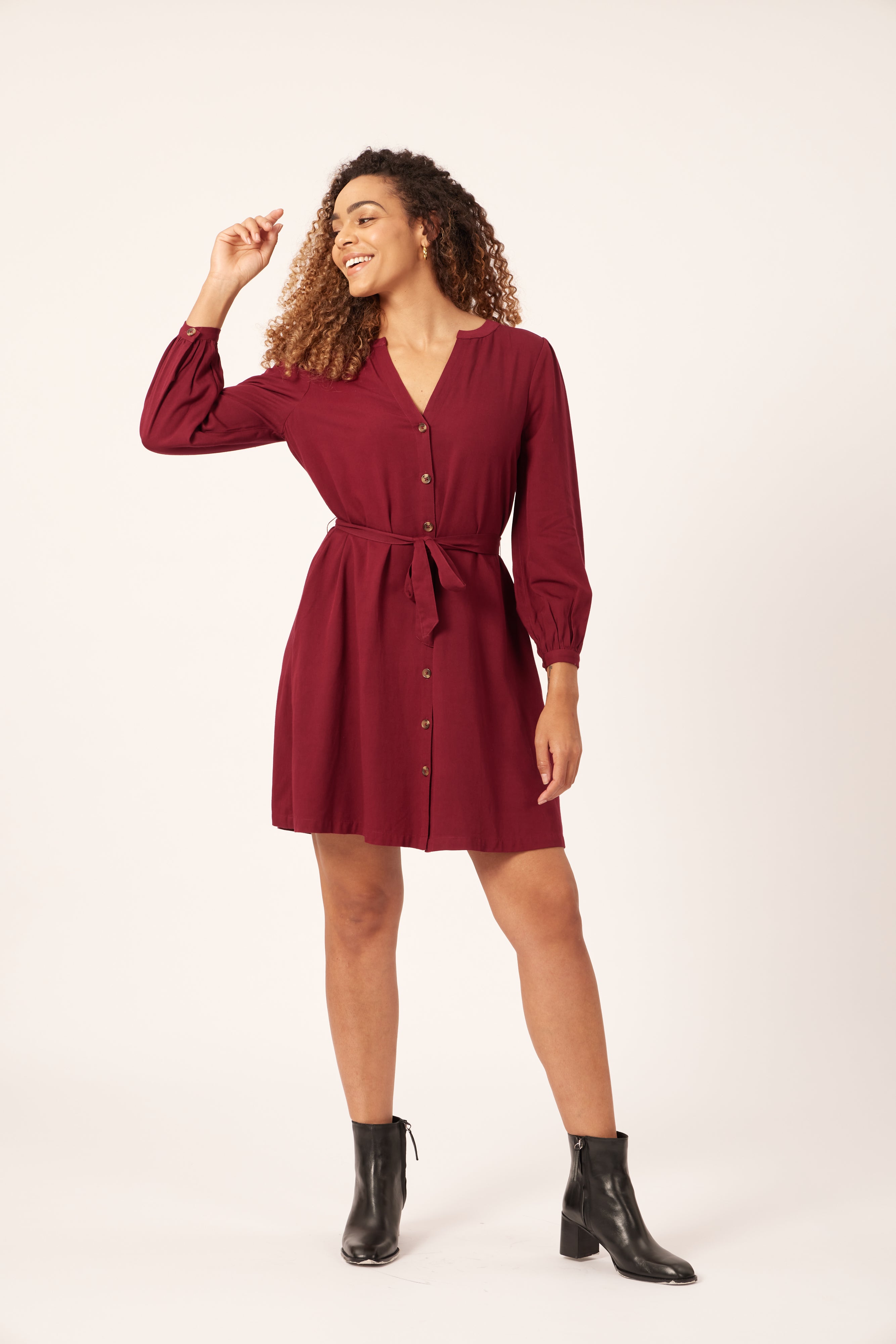 Never tied clearance down shirt dress