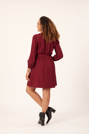 Khadiza - Tie Waist Shirt Dress