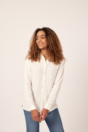 Karen - Button Down Shirt - White