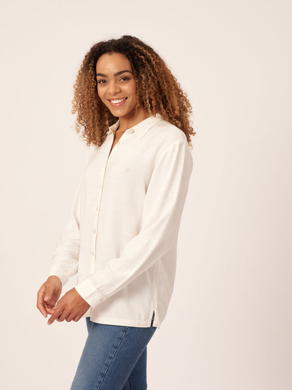 Karen - Button Down Shirt - White