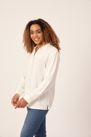 Karen - Button Down Shirt - White