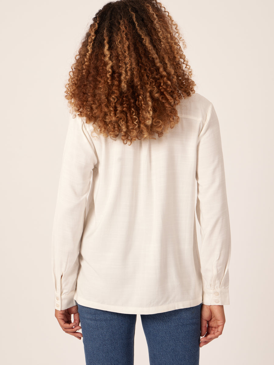 Karen - Button Down Shirt - White