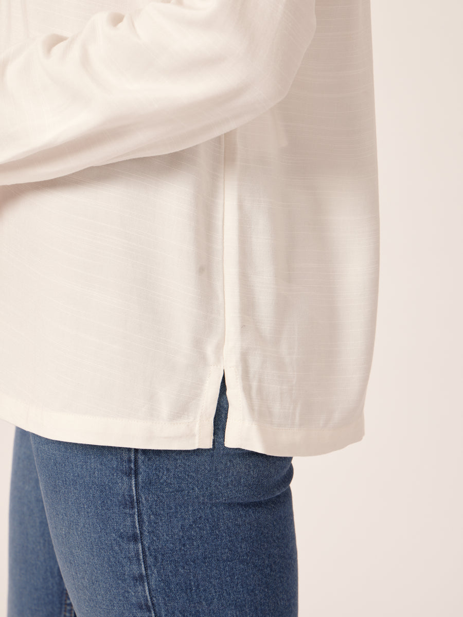 Karen - Button Down Shirt - White