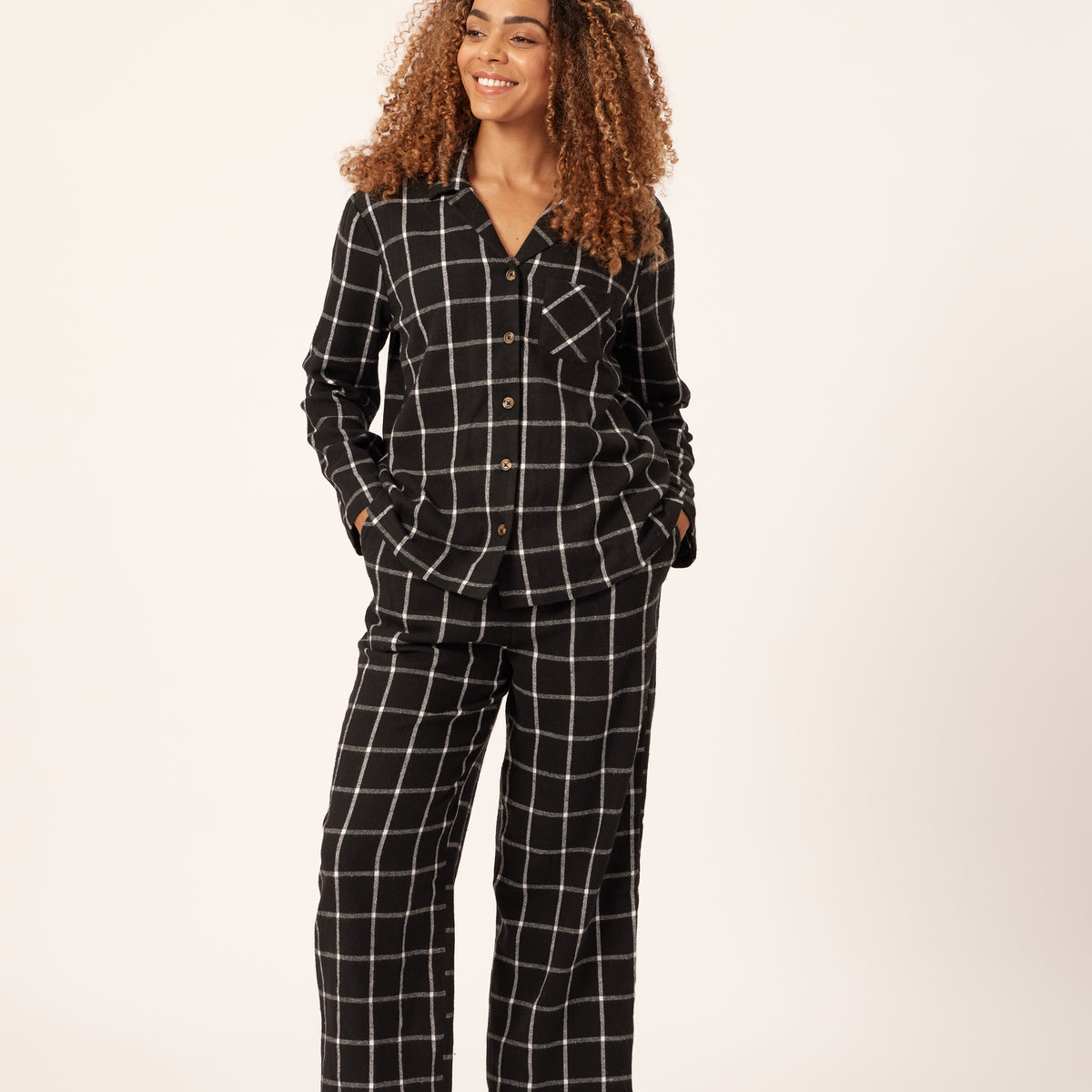 Ellie - Woven Check Pyjama Set – This is Unfolded