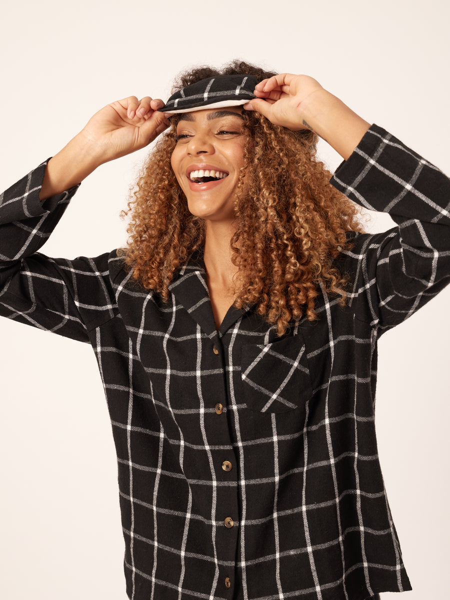 Ellie - Woven Check Pyjama Set