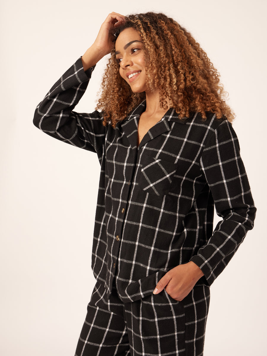 Ellie - Woven Check Pyjama Set