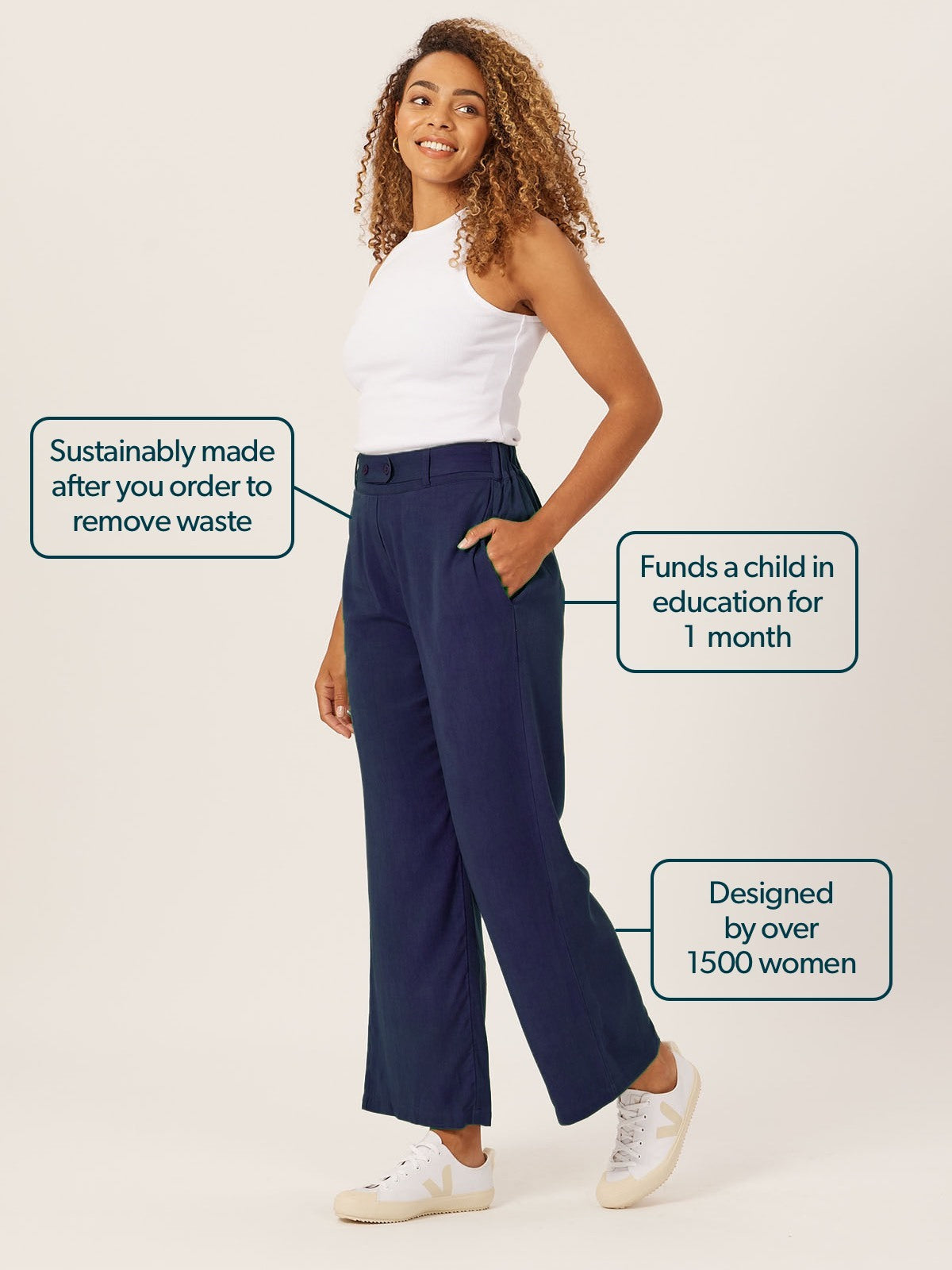 High waisted 2025 trousers women