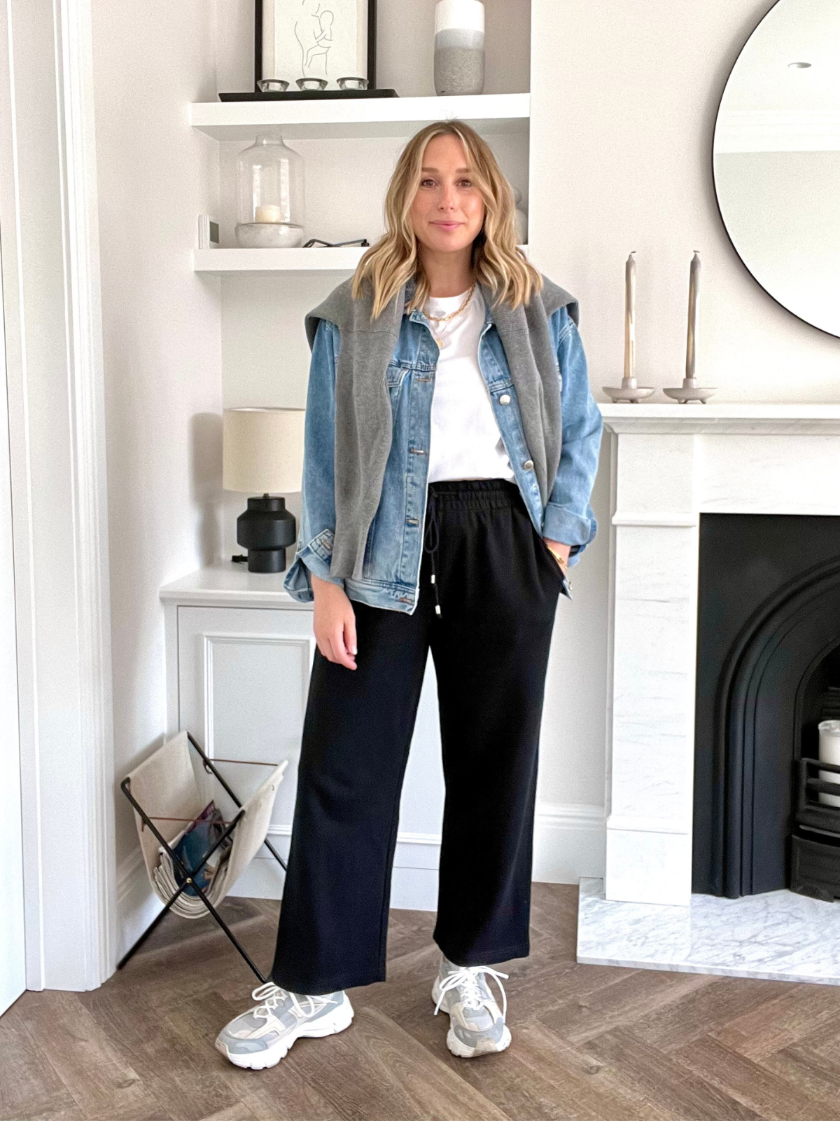 Wide leg 2025 jogging trousers